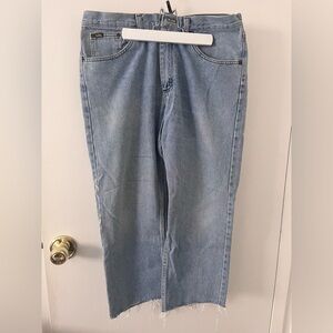 Lee Regular Fit Men’s Light Wash Blue Jeans 34 x 30